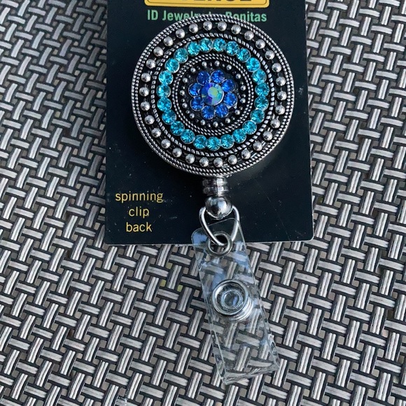 ⚜️Blue Diamond ID Jewlery Badge Holder by Bonitas - Picture 2 of 2